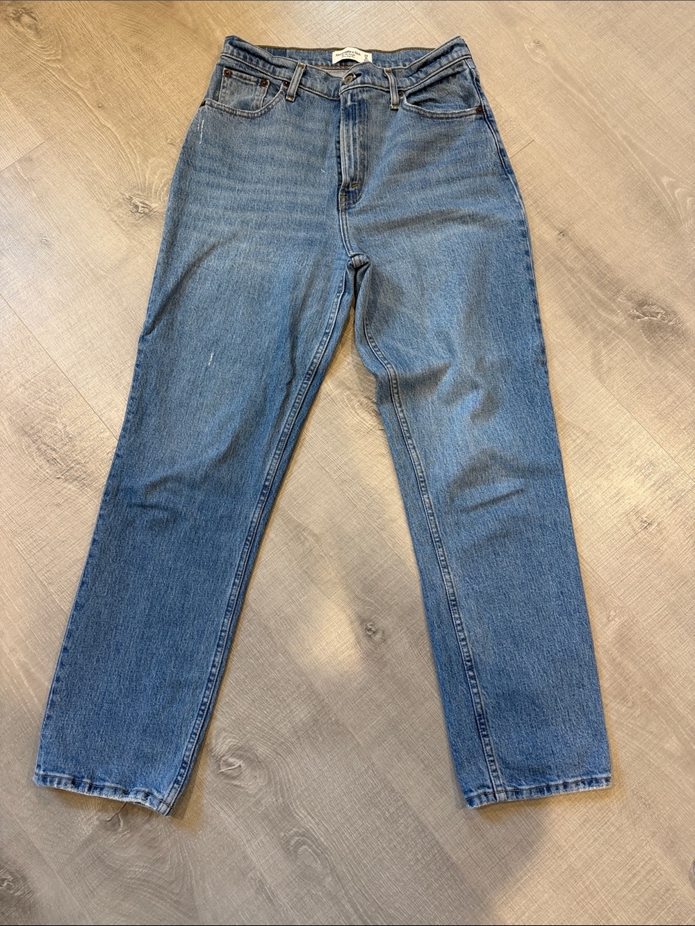 Abercrombie & Fitch 90’s ultra High Rise Straight Leg Jeans